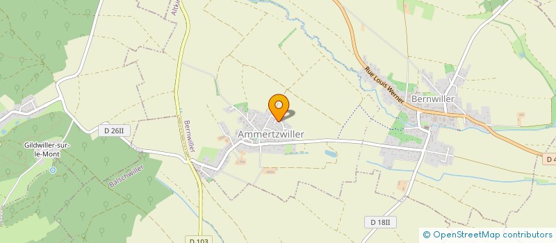 localisation de l'entreprise SCI SITTER  BERNWILLER