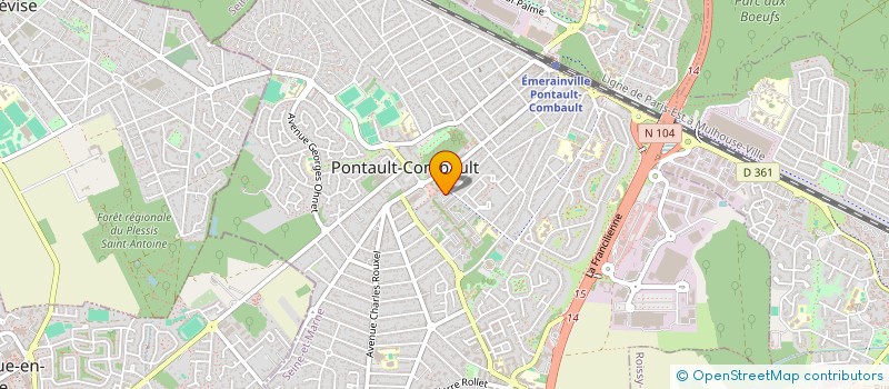 localisation de l'entreprise SCI SIVA à PONTAULT-COMBAULT