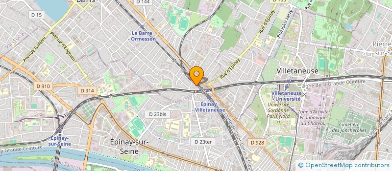 localisation de l'entreprise SCI SIVAA  DEUIL-LA-BARRE