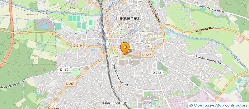 localisation de l'entreprise SCI SIVASLI  HAGUENAU