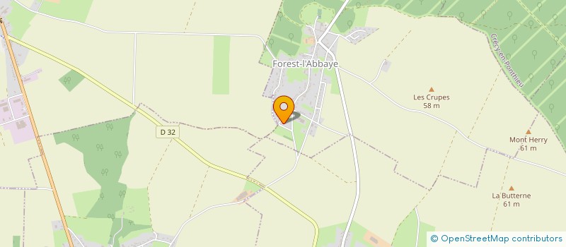 localisation de l'entreprise SCI SIVICA  FOREST-L'ABBAYE