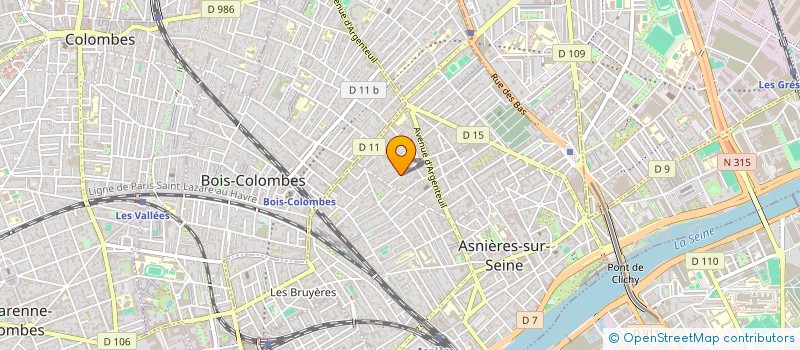 localisation de l'entreprise SCI SIWAFA à ASNIERES-SUR-SEINE