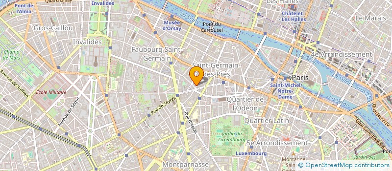 localisation de l'entreprise SCI SIX BOURGS  PARIS