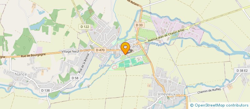 localisation de l'entreprise SCI SIX DES LICES  BLETTERANS