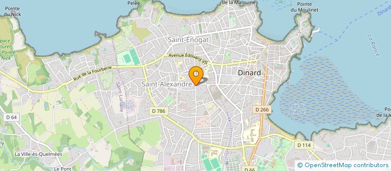 localisation de l'entreprise SCI SIX-ENAULT  DINARD