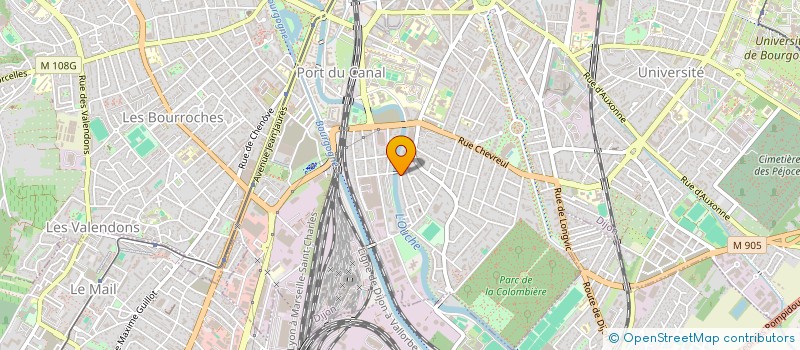 localisation de l'entreprise SCI SIX ET ENFANTS à DIJON