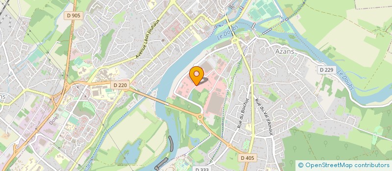 localisation de l'entreprise SCI SIX ET SEPT à DOLE