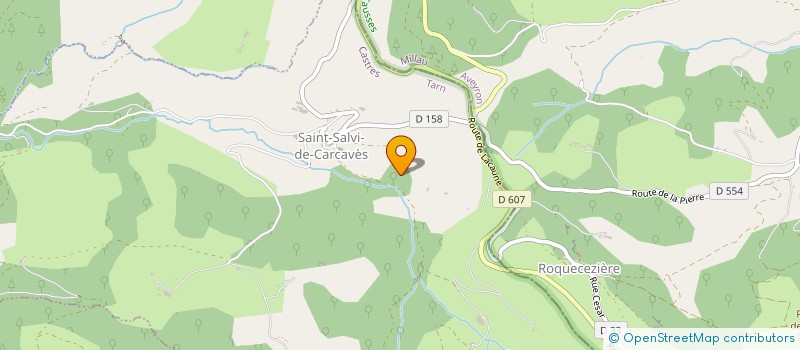 localisation de l'entreprise SCI SIX FOURS  SAINT-SALVI-DE-CARCAVES