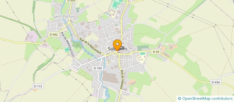 localisation de l'entreprise SCI SIX GRAND PLACE  SAINT-PYTHON