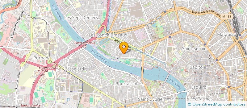 localisation de l'entreprise SCI SIX MARINE  TOULOUSE