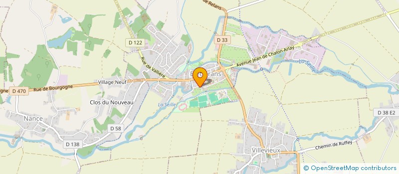 localisation de l'entreprise SCI SIX P'TITS JUAS  BLETTERANS