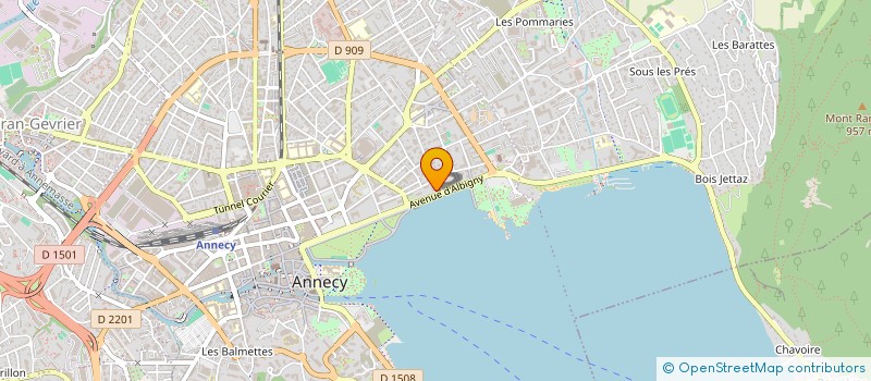 localisation de l'entreprise SCI SIX RUE DU FORUM  ANNECY