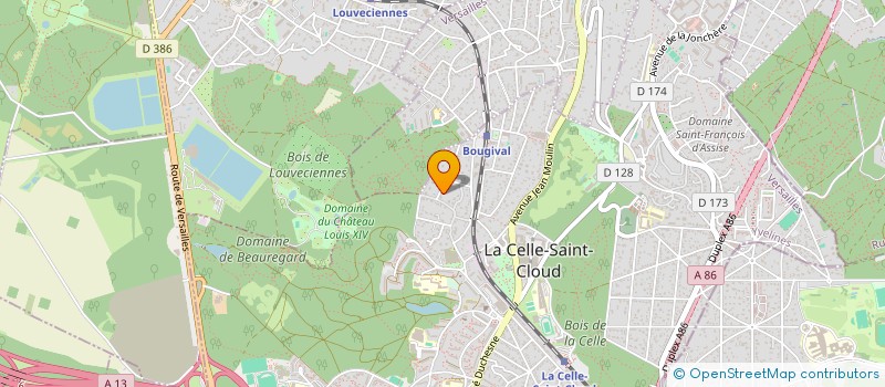localisation de l'entreprise SCI SIX SCIES  LA CELLE-SAINT-CLOUD