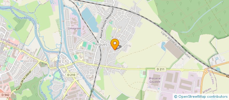 localisation de l'entreprise SCI SIXTAHON  ARQUES