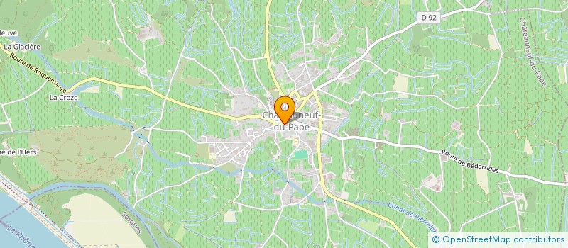 localisation de l'entreprise SCI SIXTIES  CHATEAUNEUF-DU-PAPE