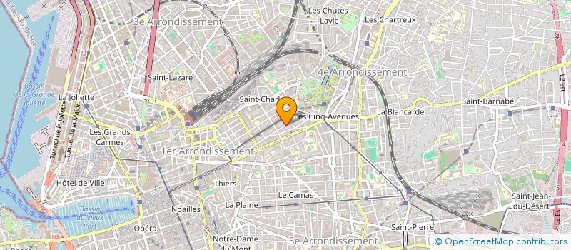 localisation de l'entreprise SCI SIXTINE à MARSEILLE