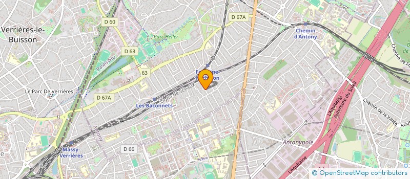 localisation de l'entreprise SCI SIXTINE à ANTONY