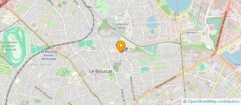 localisation de l'entreprise SCI SIXTY-THREE  LE BOUSCAT