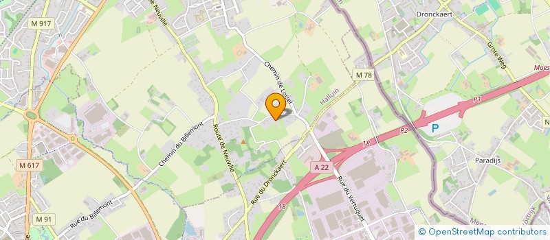 localisation de l'entreprise SCI SIZO  HALLUIN