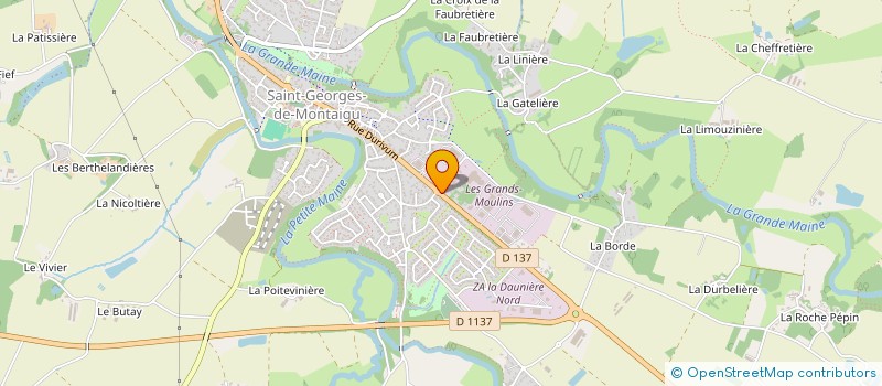 localisation de l'entreprise SCI SJ GILBERT à MONTAIGU-VENDEE