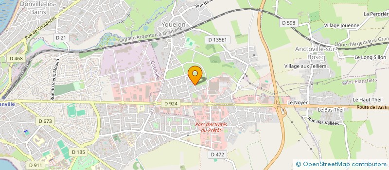 localisation de l'entreprise SCI SJ LEMOINE  YQUELON