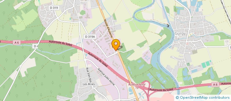 localisation de l'entreprise SCI SJ LUDWIG  APPOIGNY