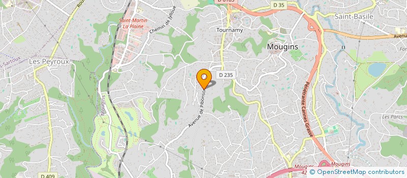localisation de l'entreprise SCI SJ MJ à MOUGINS