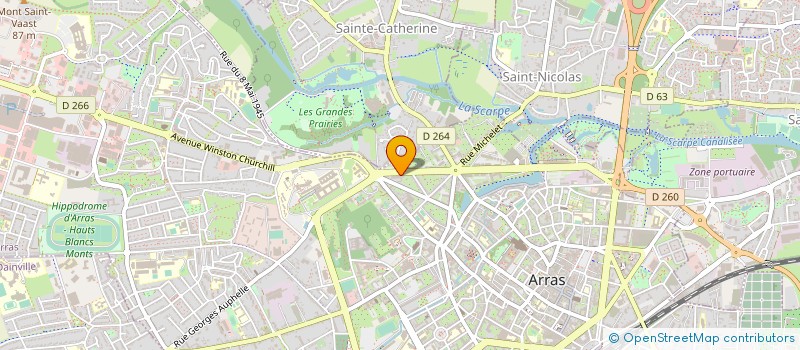 localisation de l'entreprise SCI SJ2D à ARRAS