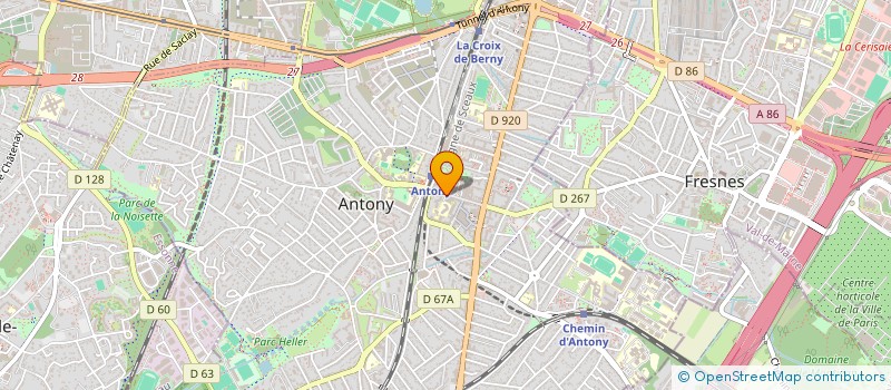 localisation de l'entreprise SCI SJ3H à ANTONY