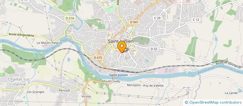 localisation de l'entreprise SCI SJB à SAINT-JUNIEN
