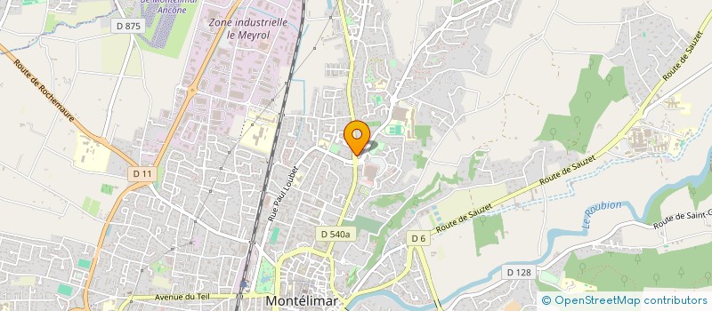 localisation de l'entreprise SCI SJB à MONTELIMAR