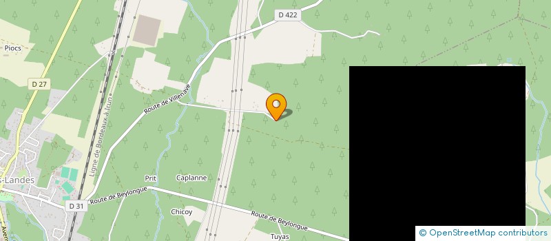 localisation de l'entreprise SCI SJC  BEYLONGUE