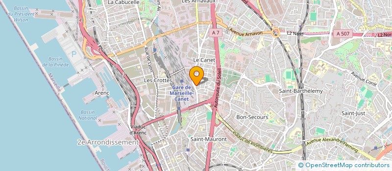 localisation de l'entreprise SCI SJCJ à MARSEILLE