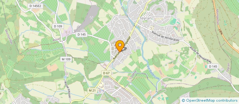 localisation de l'entreprise SCI SJM 2000  TEYRAN