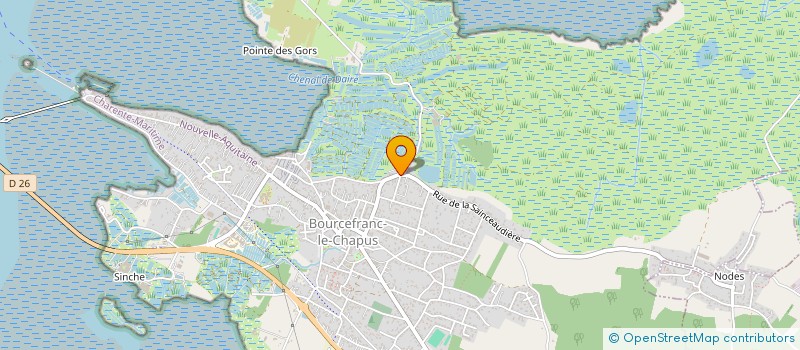 localisation de l'entreprise SCI SJM  BOURCEFRANC-LE-CHAPUS