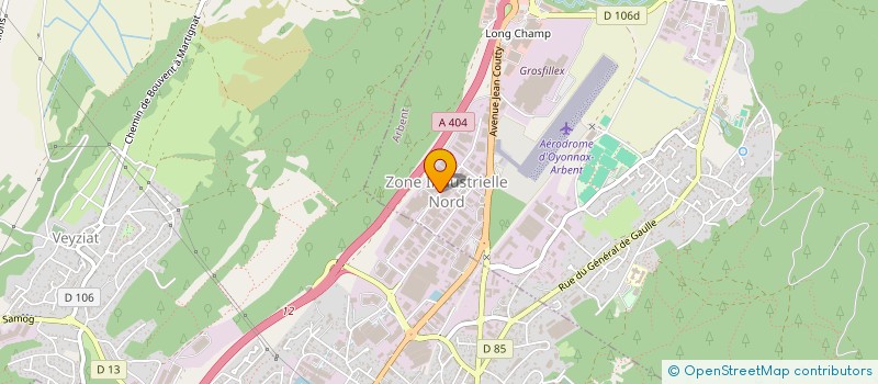 localisation de l'entreprise SCI SJP à ARBENT