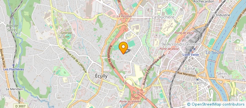 localisation de l'entreprise SCI SJPM  ECULLY