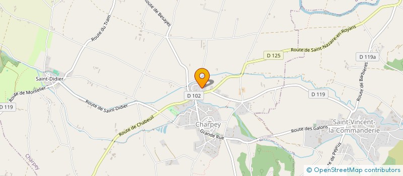 localisation de l'entreprise SCI SJR 56  CHARPEY