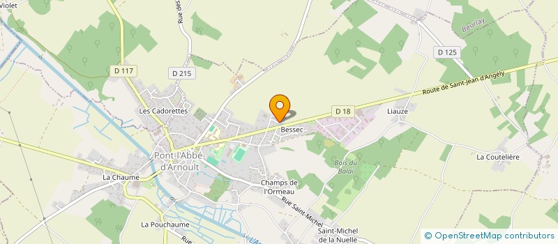 localisation de l'entreprise SCI SJT  PONT-L'ABBE-D'ARNOULT