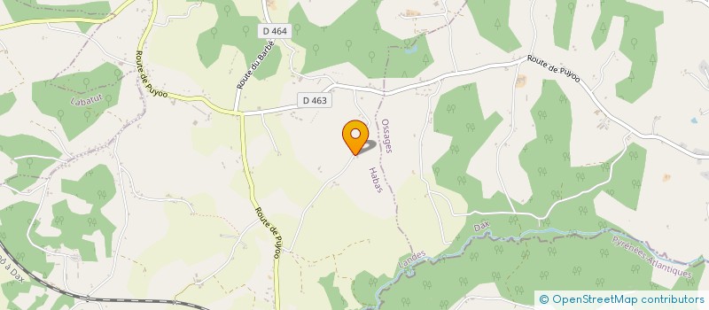 localisation de l'entreprise SCI SJTV  HABAS