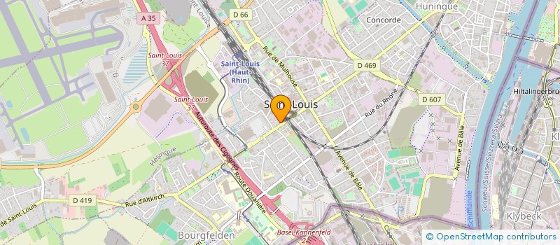 localisation de l'entreprise SCI SK 2MM IMMO  SAINT-LOUIS