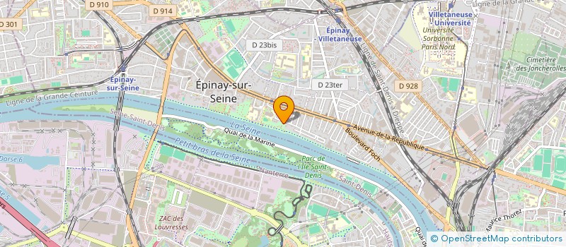 localisation de l'entreprise SCI SK à EPINAY-SUR-SEINE