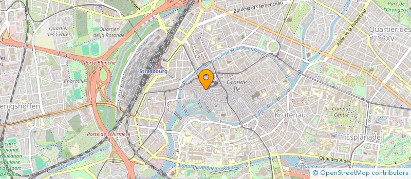 localisation de l'entreprise SCI SK  STRASBOURG