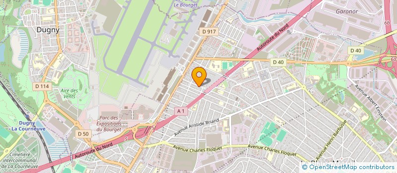 localisation de l'entreprise SCI SK IMMO à LE BLANC-MESNIL