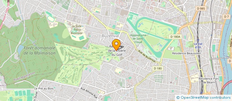 localisation de l'entreprise SCI SK IMMOBILIER à GARCHES