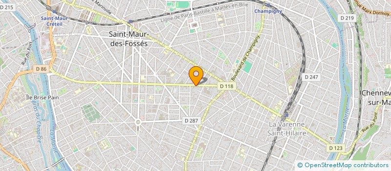 localisation de l'entreprise SCI SK IMMOBILIER à SAINT-MAUR-DES-FOSSES