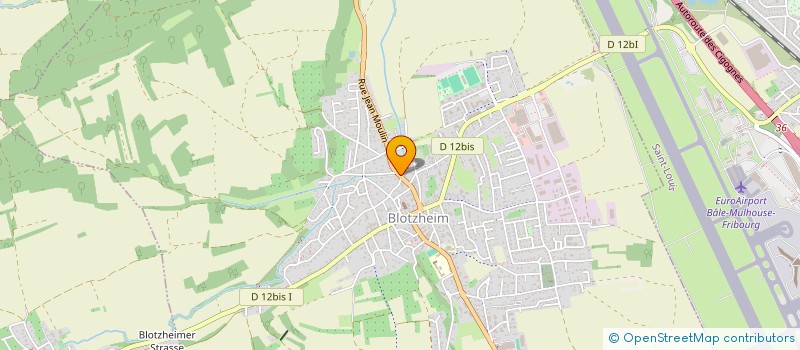 localisation de l'entreprise SCI SK2B  BLOTZHEIM