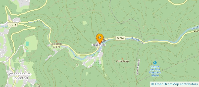 localisation de l'entreprise SCI SK2EA  WANGENBOURG-ENGENTHAL