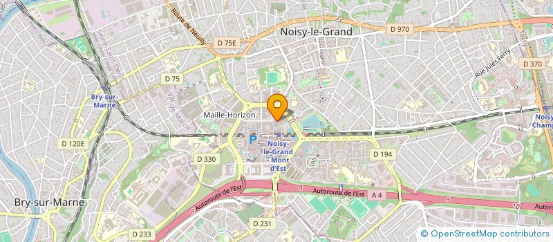 localisation de l'entreprise SCI SKAF  NOISY-LE-GRAND