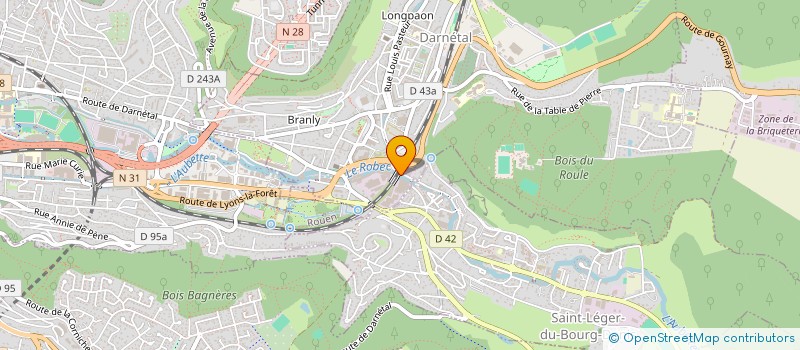 localisation de l'entreprise SCI SKAFRED  DARNETAL